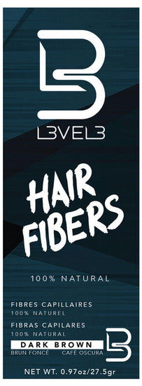 LEVEL3 HAIR FIBERS (DARK BROWN)