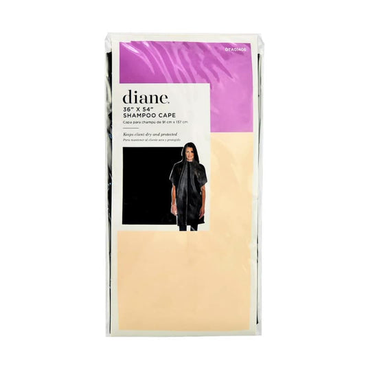 "DIANE SHAMPOO CAPE - BLACK 36""X54"" (DTA01406)"