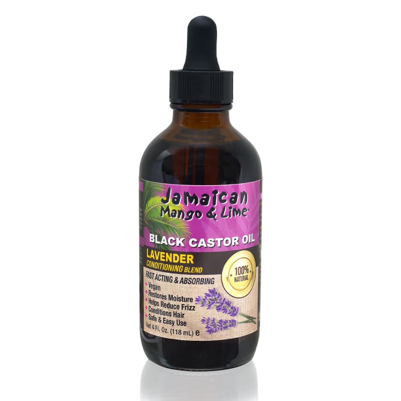 JML JAMAICAN BLK CASTOR OIL (LAVENDER) 4oz