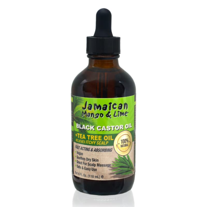 JML JAMAICAN BLK CASTOR OIL (TEA TREE) 4oz