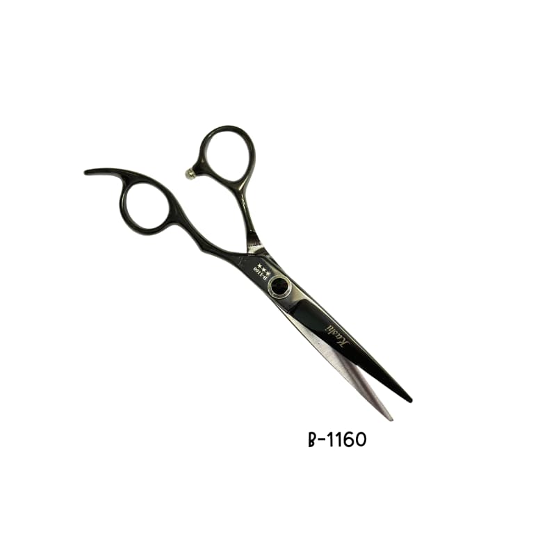 "KASHI BARBER SHEAR - BLACK 6"" #B-1160"