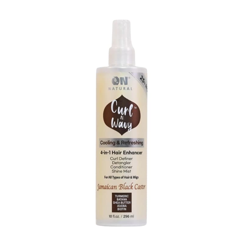 ON CURL-N-WAVY JAMAICAN BLACK CASTOR OIL 10oz