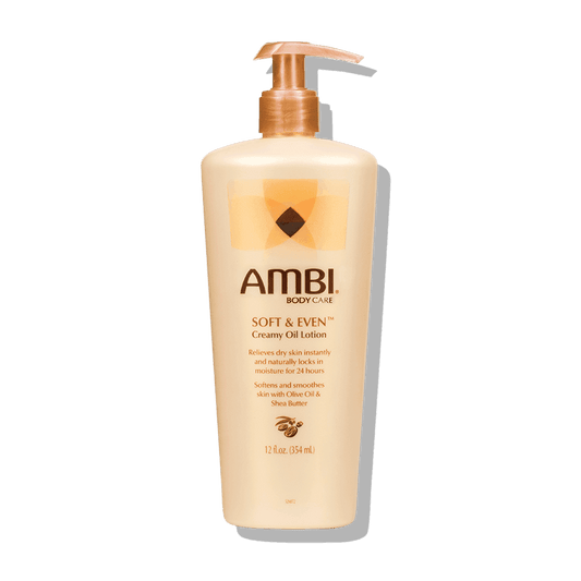 Ambi Soft & Even Creamy Oil Body Lotion - 12 Oz