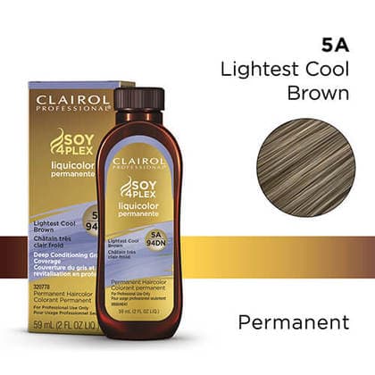 CLAIROL LIQUICOLOR 5A/94DN LT COOL BRN 2oz