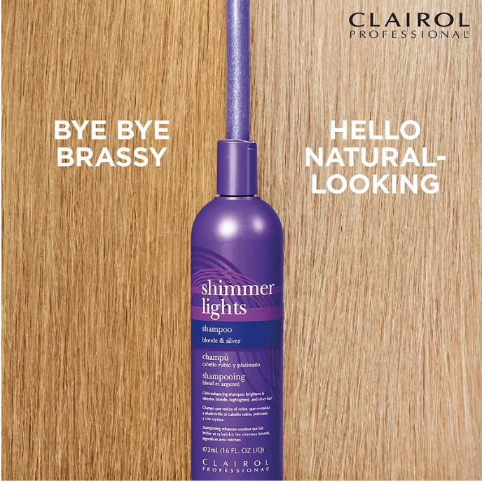 CLAIROL SHIMMER LIGHTS SHAMPOO 8oz