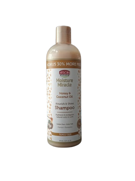 AFRICAN PRIDE MOISTURE MIRACLE SHAMPOO 16oz