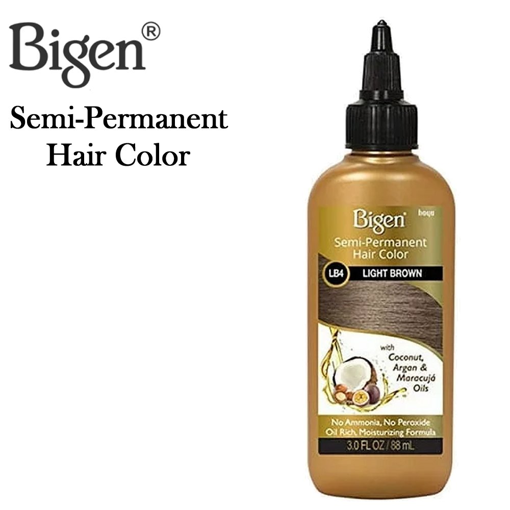 BIGEN SEMI PERM COLOR- LB4 LIGHT BROWN DP/6