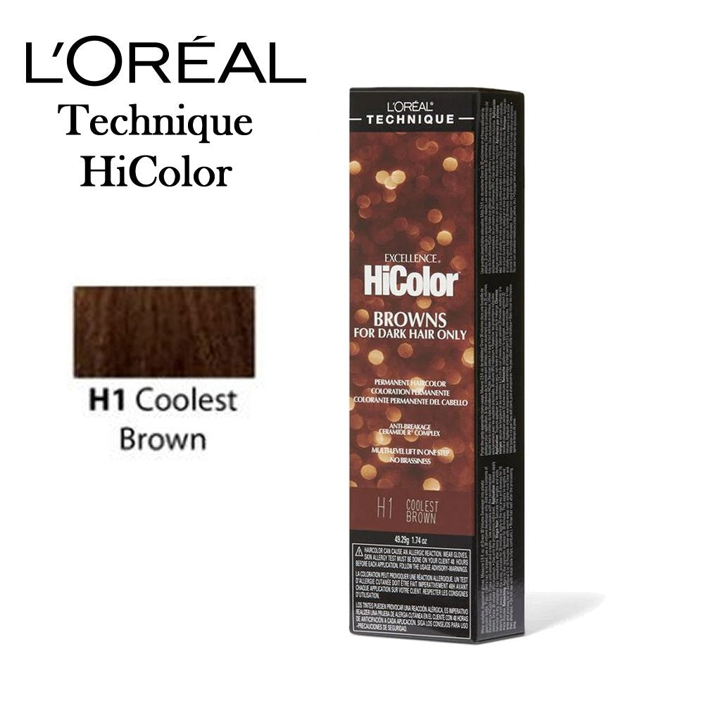 EXC HICOLOR COOLEST BROWN H-1