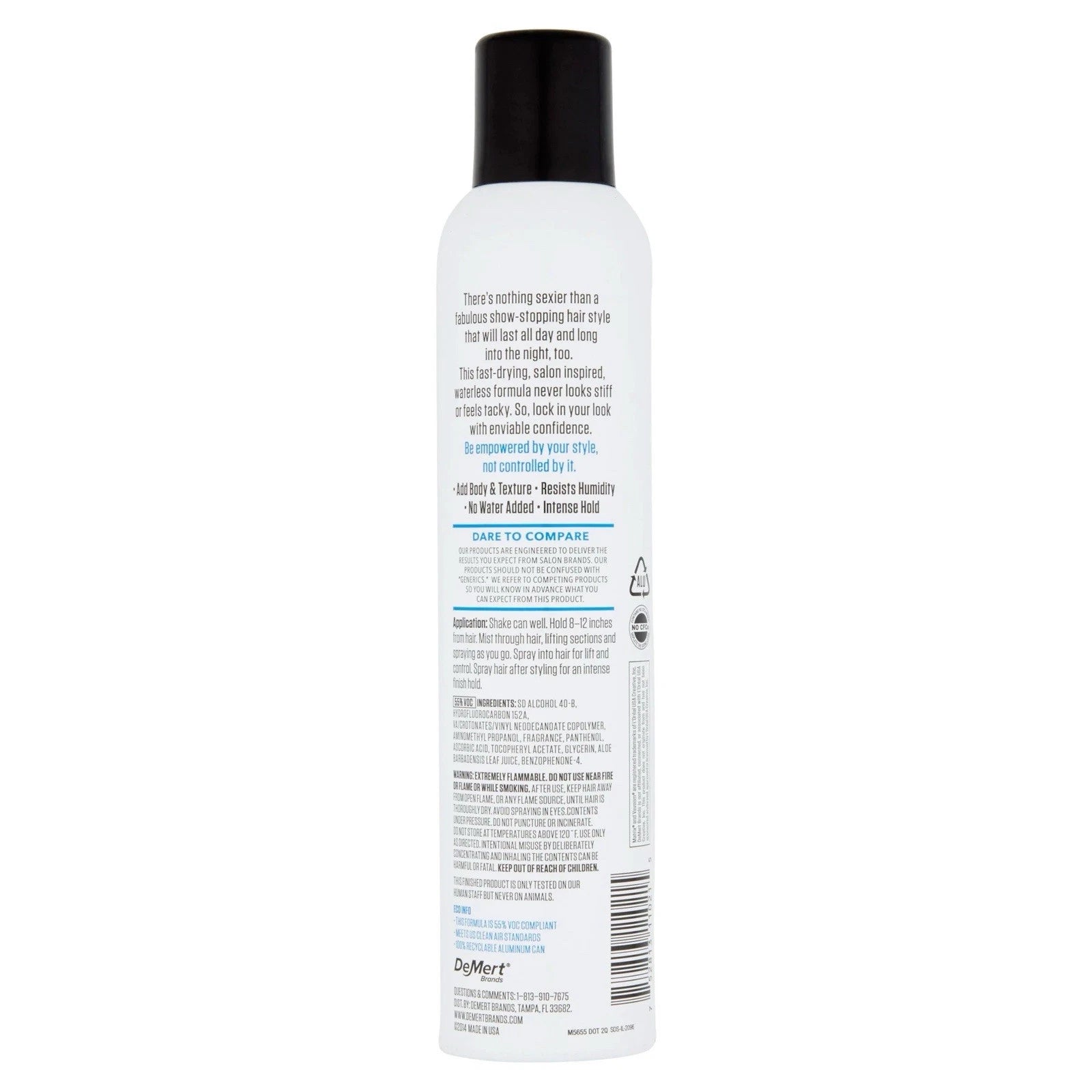Freezing Finish Spray Professional DeMert Brands