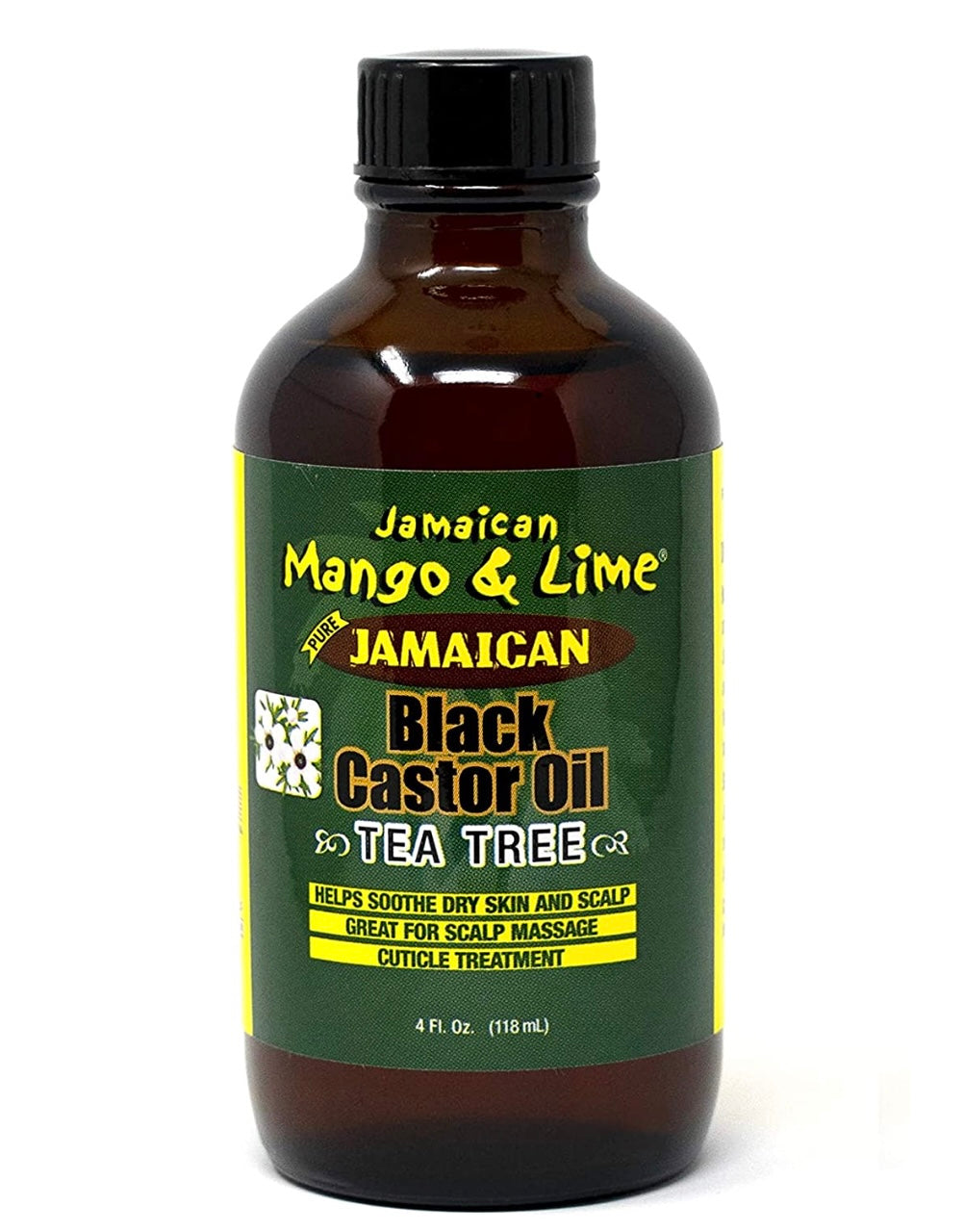 JML JAMAICAN BLK CASTOR OIL (TEA TREE) 4oz
