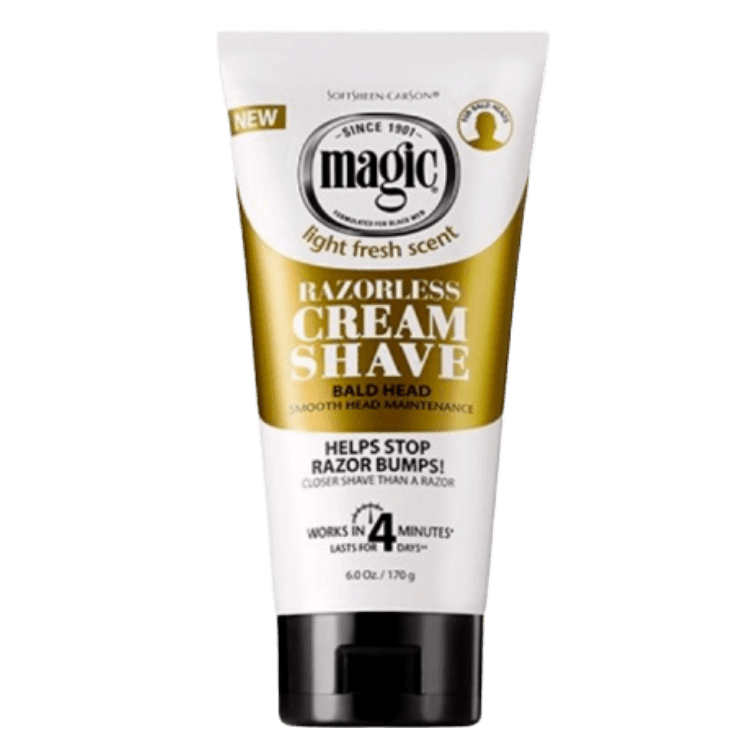 MAGIC CREAM SHAVE-SMOOTH/BALD [GOLD] 6oz
