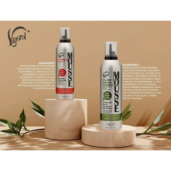 MOUSSE DE VIGOROL - ACEITE DE OLIVA 12oz